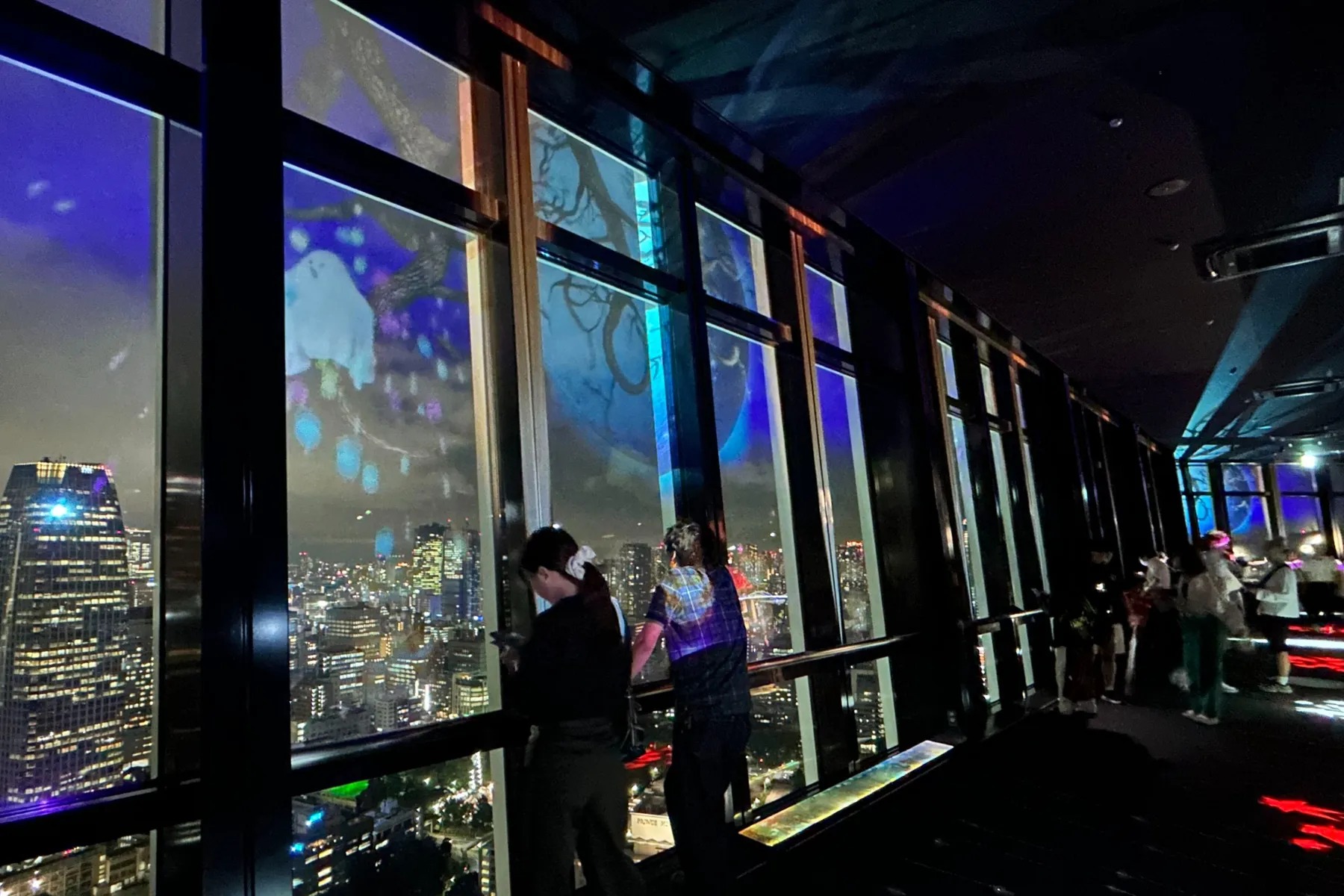 ＜TOKYO TOWER CITY LIGHT FANTASIA ～Halloween party 2026～＞プロジェクションマッピング（2026年撮影：レッツエンジョイ東京編集部）