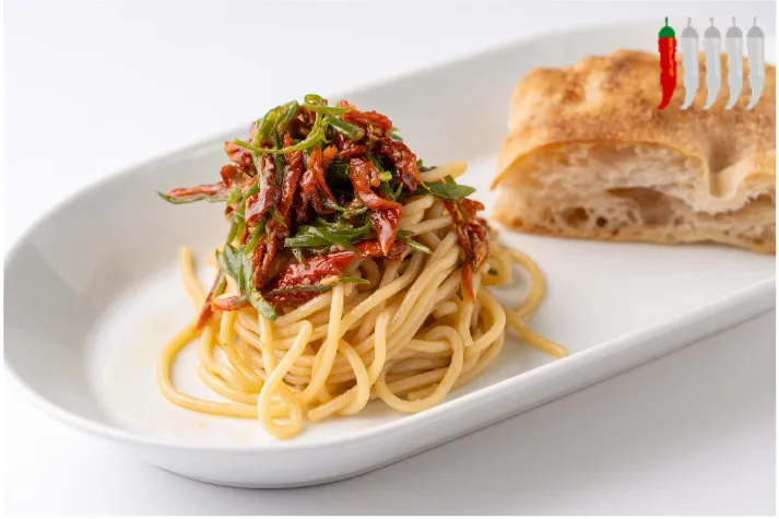 PASCUCCI　仙石山店（仙石山森タワー 1F）スパゲッティー・トリコローレ/ 1,800円　1日7食限定