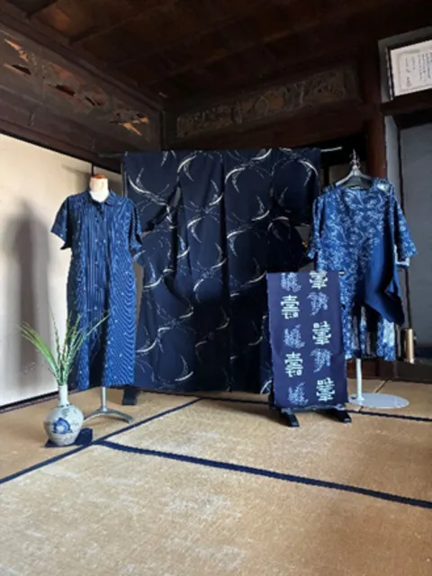 久留米かすり　藍華 田中絣工房展