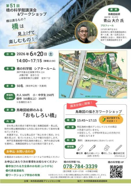 鳥瞰図絵師のみる「おもしろい橋」
