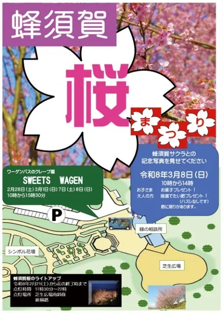 とくしま植物園　蜂須賀桜まつり