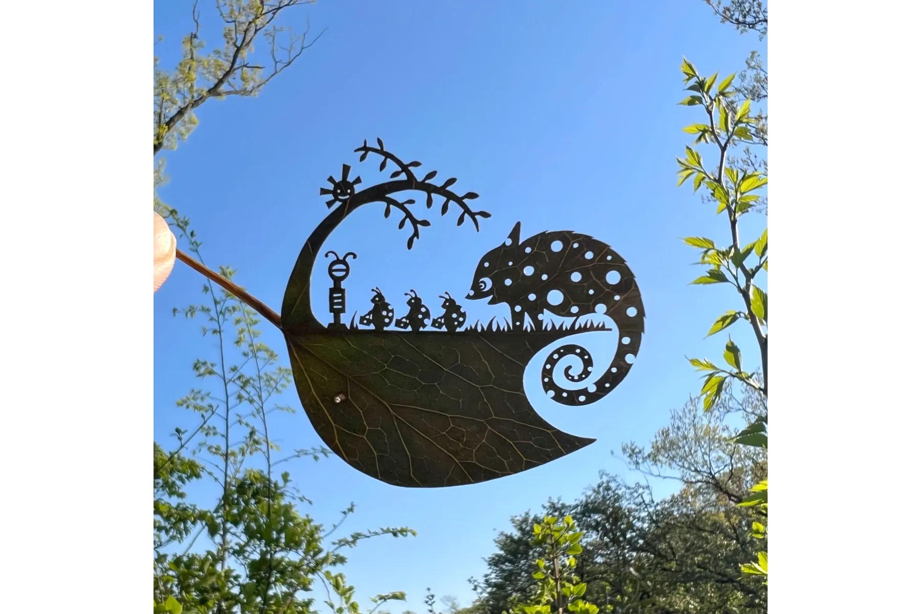 Hello！Leaf Art World in Yokohama　リト＠葉っぱ切り絵展 in 横浜みなとみらい_3