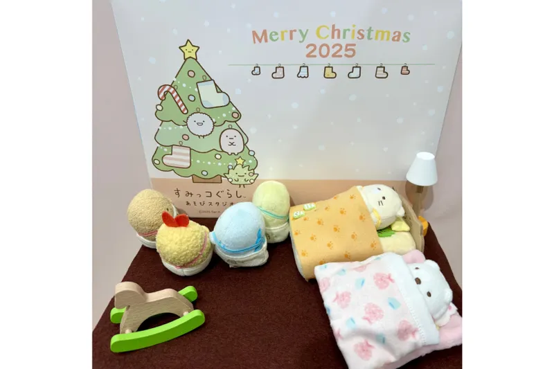 ぬいぐるみ撮影スポット　©2025 San-X Co., Ltd. All Rights Reserved.