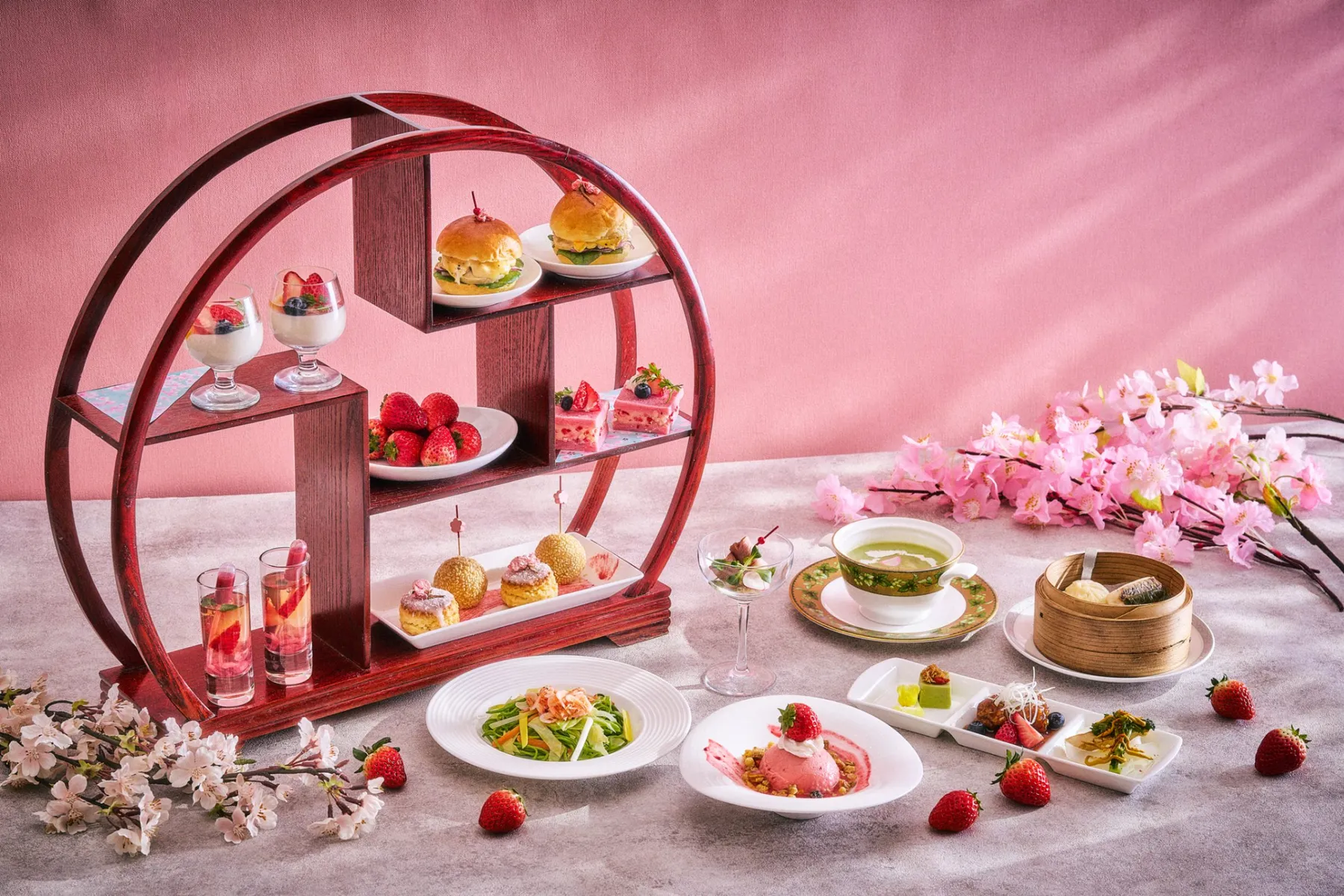 Chinese Afternoon Tea～桜と苺の春宴～【品川プリンスホテル】_1