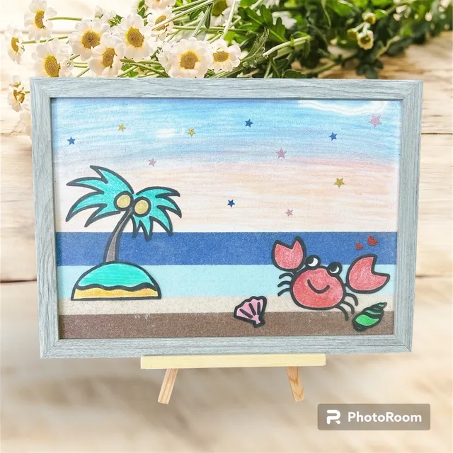 ちびっこ工作体験（夏のサンドアート）