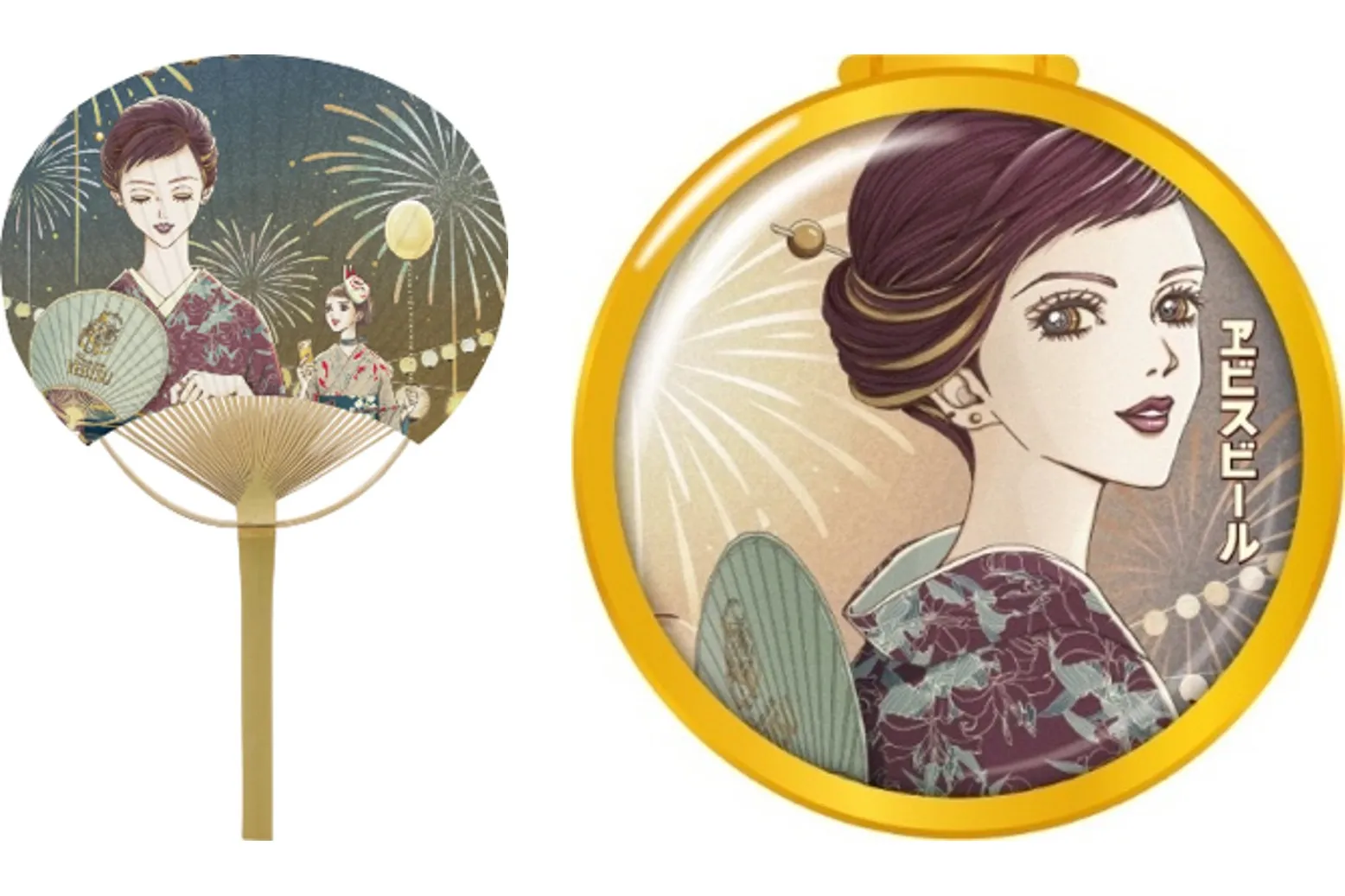 ヱビスの美人画と宵祭り_8