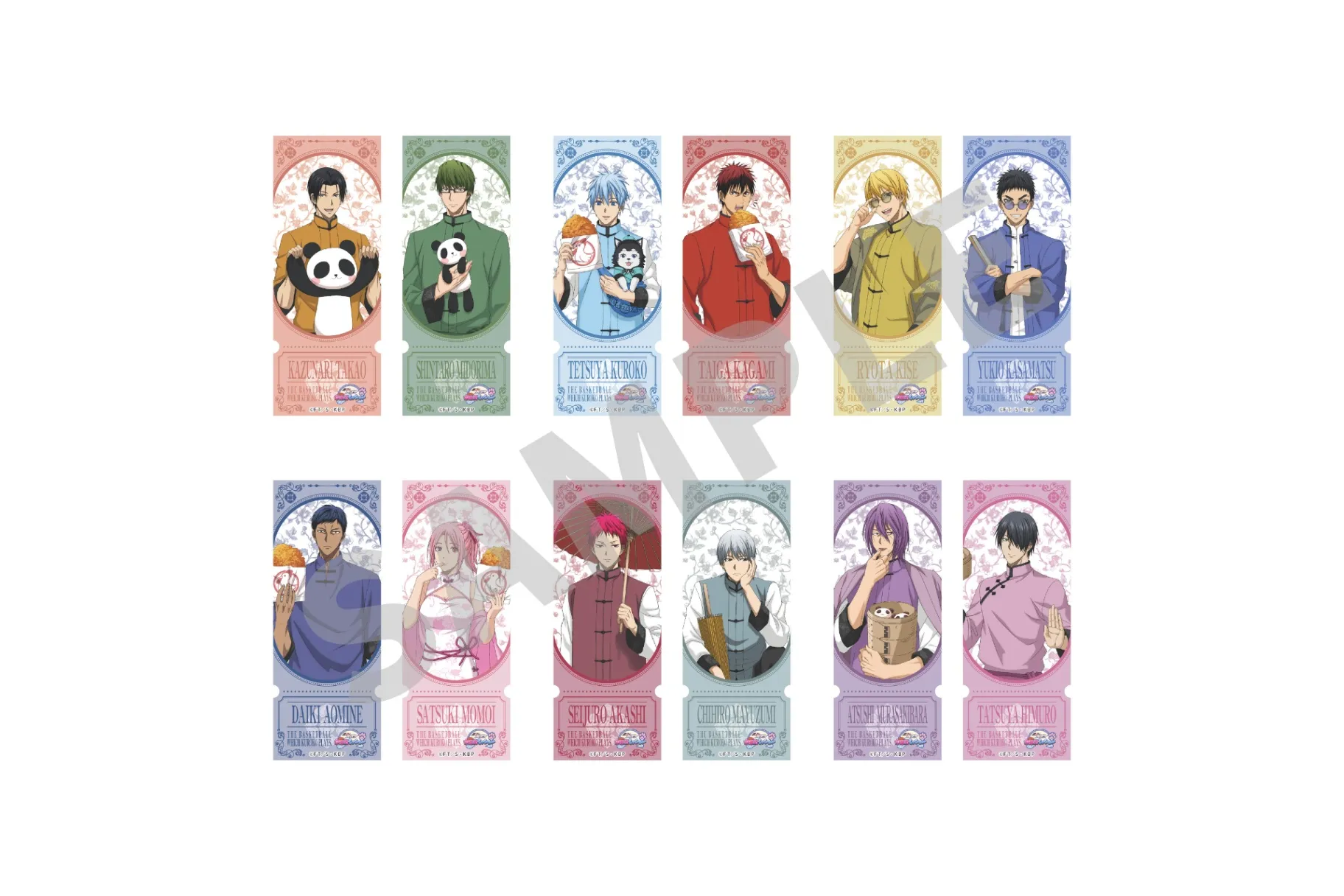 黒子のバスケ中華街ミッション縁日アクリルジオラマ 黒子のバスケ中華街ミッション縁日アクリルジオラマ 黒子の