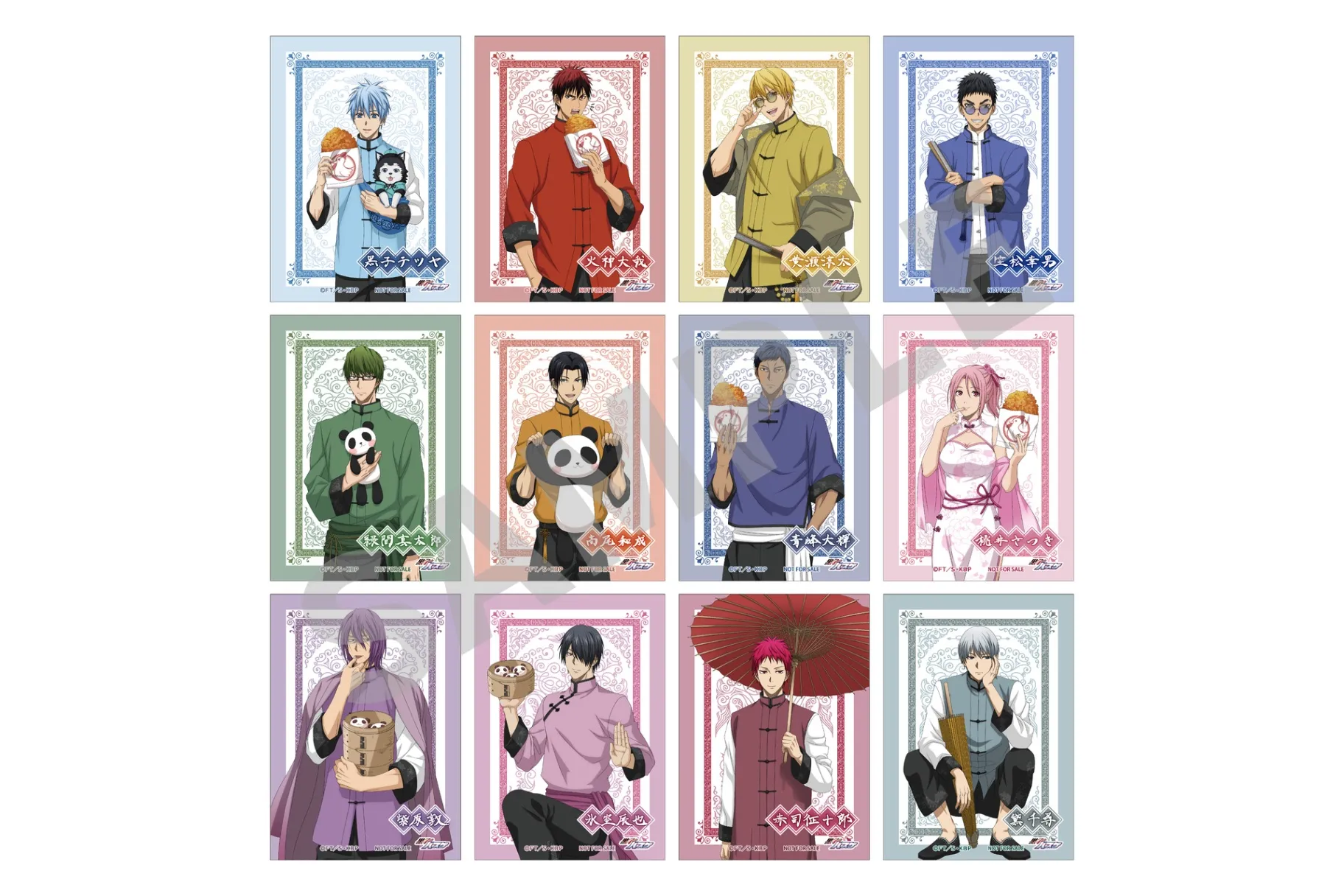 黒子のバスケ　中華街　中華街ミッション　アクリルボード　赤司　アクリルコースター 黒子のバスケ 中華街ミッション