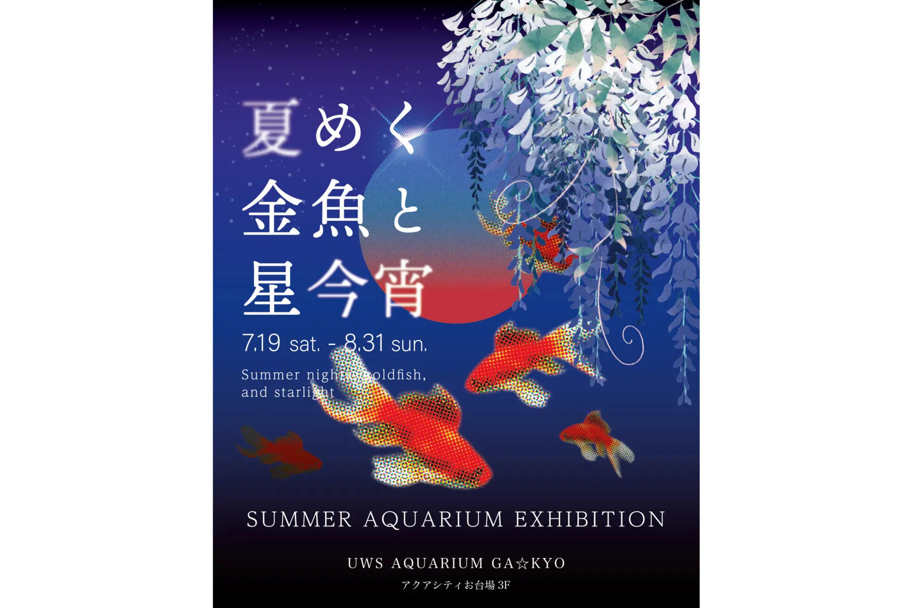 夏めく金魚と星今宵_1