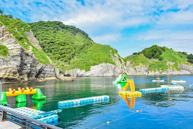 妻良海上アスレチック_1