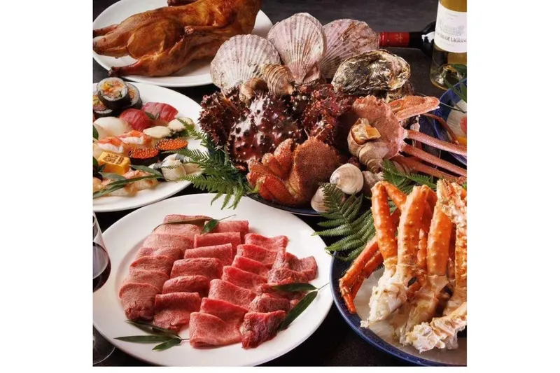 【極上ブッフェ】北海道直送蟹含150種以上の焼肉･和洋中ブッフェ【海鮮ブッフェダイニング 銀座八芳】_2