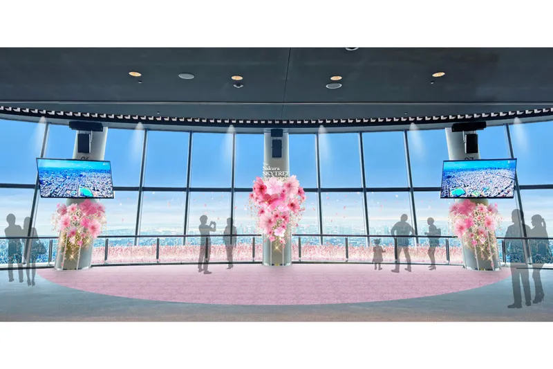 天望デッキ・空に舞う　©TOKYO-SKYTREE
