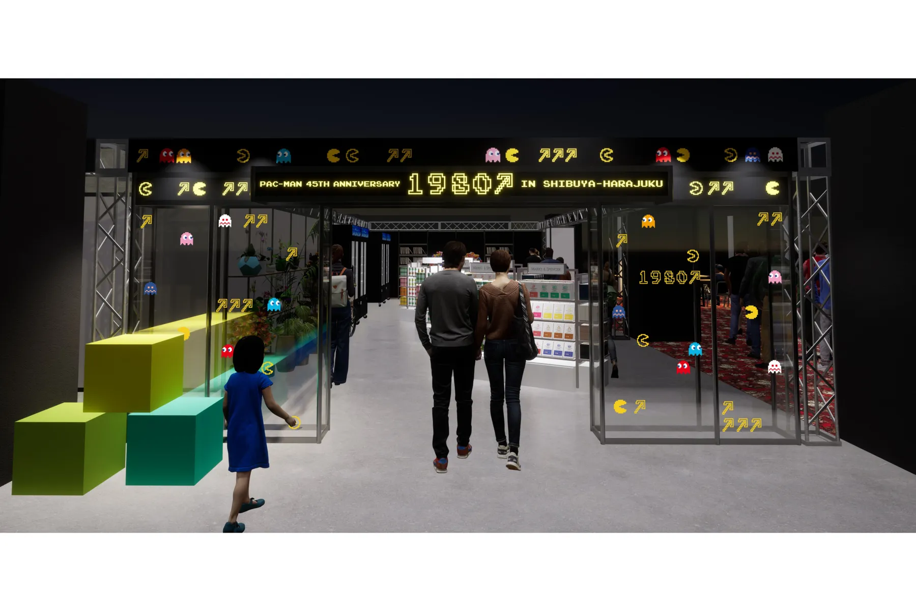 PAC-MAN 45TH ANNIVERSARY 1980↗ IN SHIBUYA-HARAJUKU_2