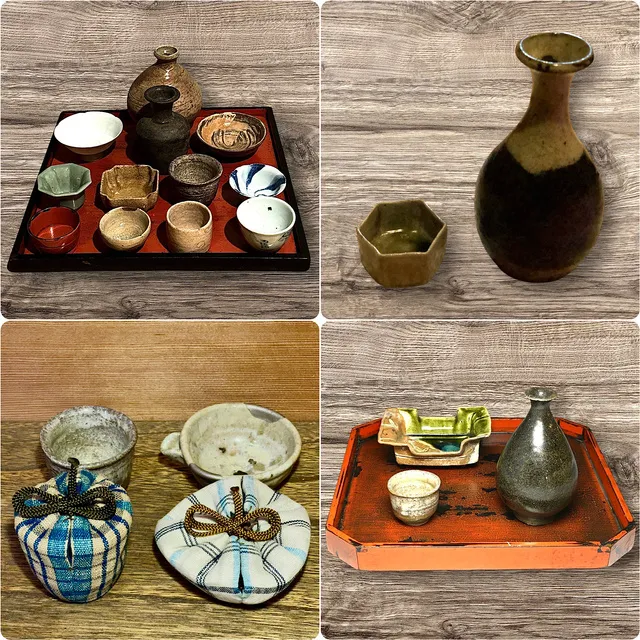 鉄絵 刷毛目 祭器形 片口 水注 古美術 朝鮮美術 古道具 アンティーク 寺田鉄平 「 翡翠酒注 」 酒器 / 水注 - レトロ ＆アート空間 「 古