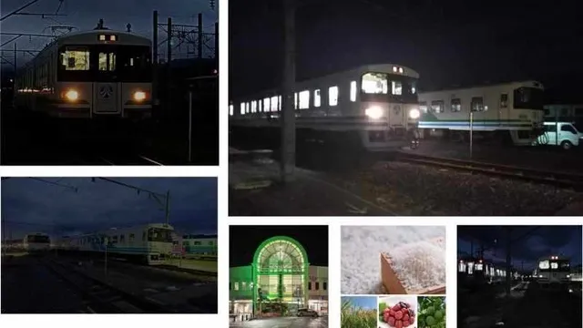 阿武隈急行 引退間近の8100形で行く！夜行列車「かくだ」号と梁川車両基地 深夜の撮影会
