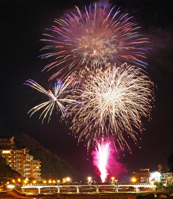 キュリー祭打ち上げ花火