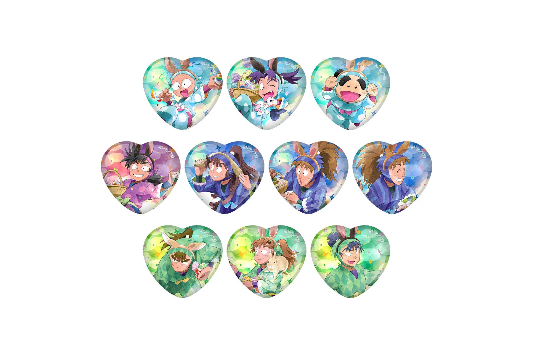 忍たま乱太郎 ナンジャタウン ハート型缶バッジコレクション 立花仙蔵