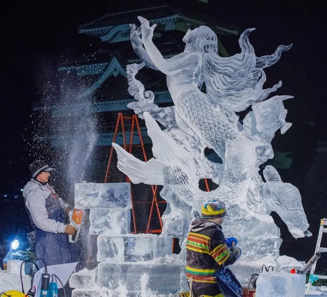 国宝松本城氷彫フェスティバル2026