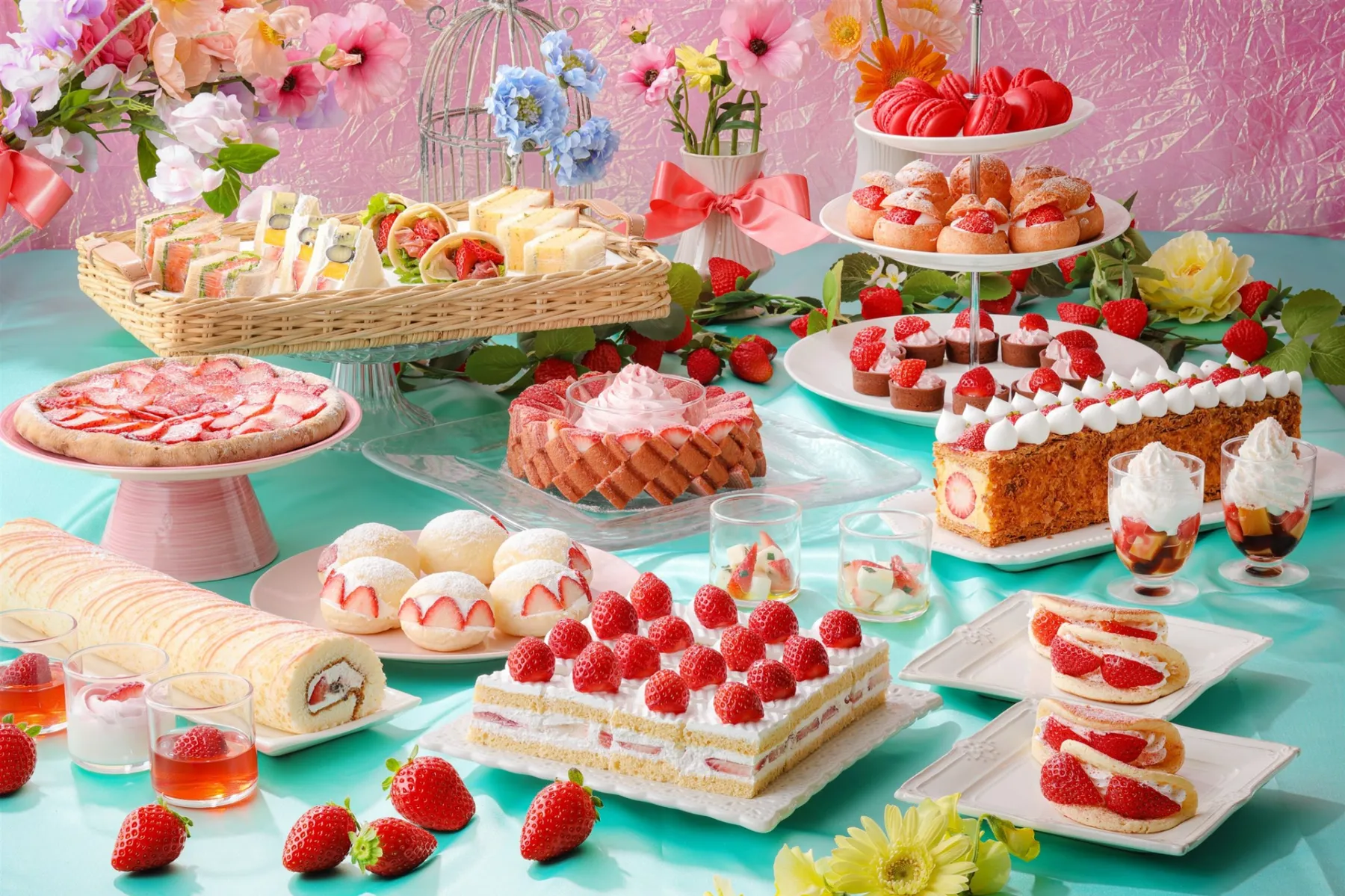 サンドウィッチ＆スイーツビュッフェ～ストロベリーコレクション～［第二弾］【ホテルニューオータニ幕張】_1