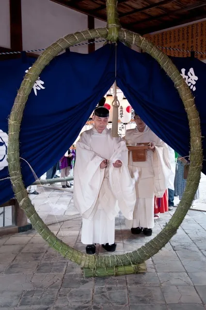 伊太祁曽神社 茅輪祭（輪くぐり）
