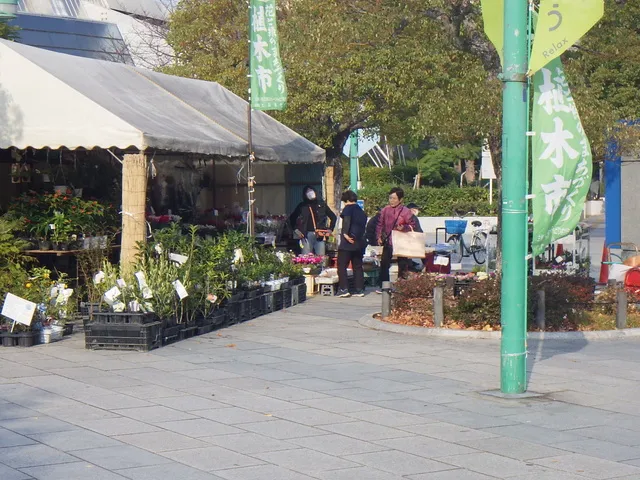 秋の植木市（八幡屋公園）