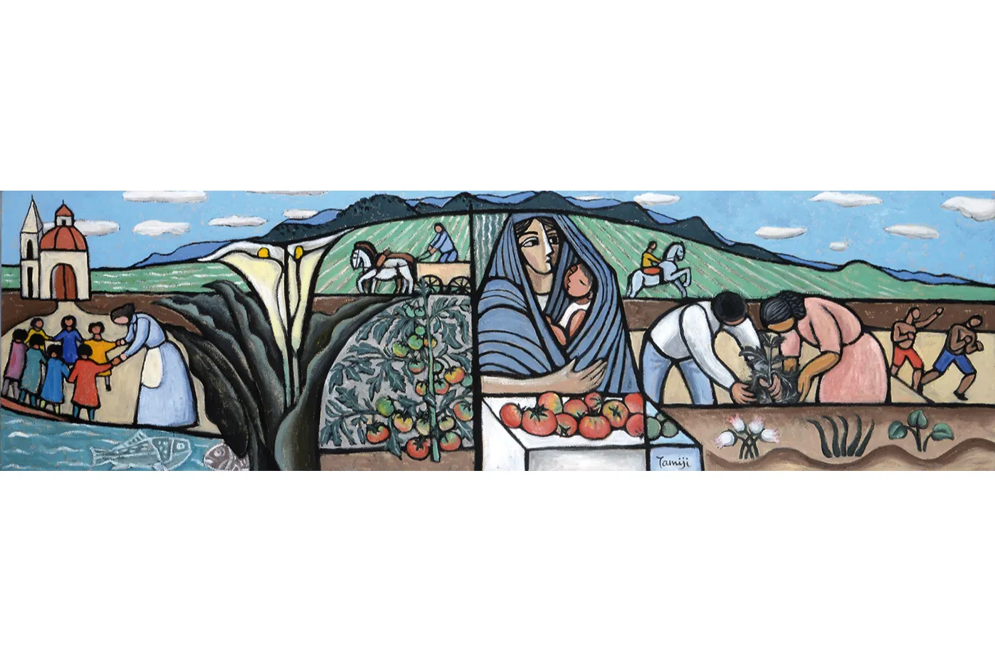 北川民次　色紙 生誕130年記念 北川民次展―メキシコから日本へ