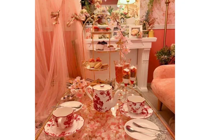 【桜アフタヌーンティー】いちごプリンやパフェなどを堪能【ママロンパーティー】_2