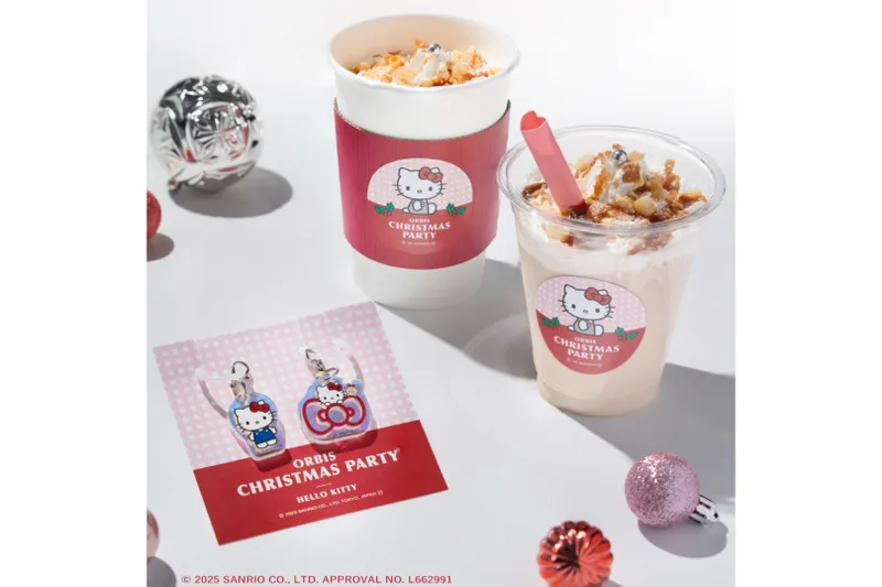 【期間限定】『JUICE BAR』にクリスマス限定メニューが登場！　© 2025 SANRIO CO., LTD. APPROVAL NO. L662991