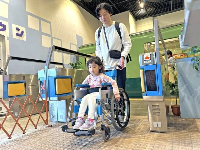 バリアタウンで車いす体験！（1月）