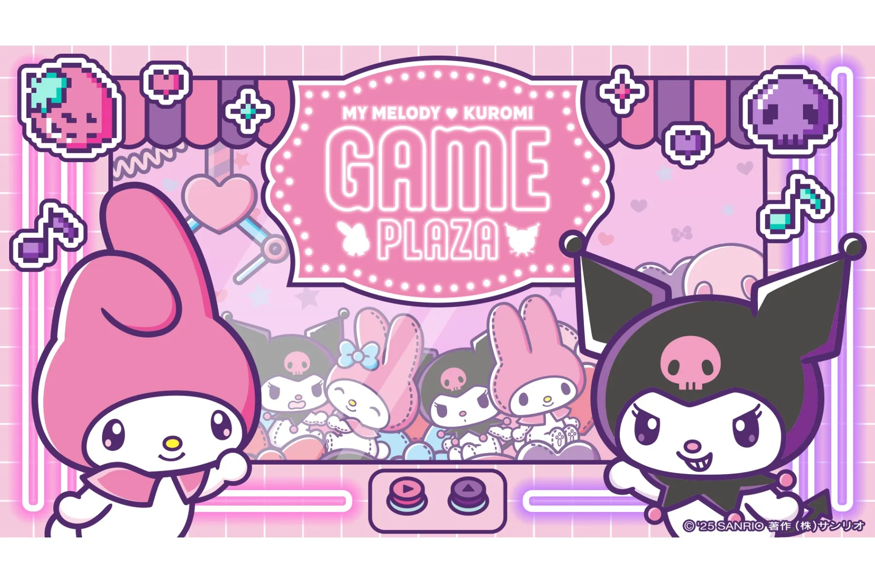 MY MELODY ♡ KUROMI GAME PLAZA_1