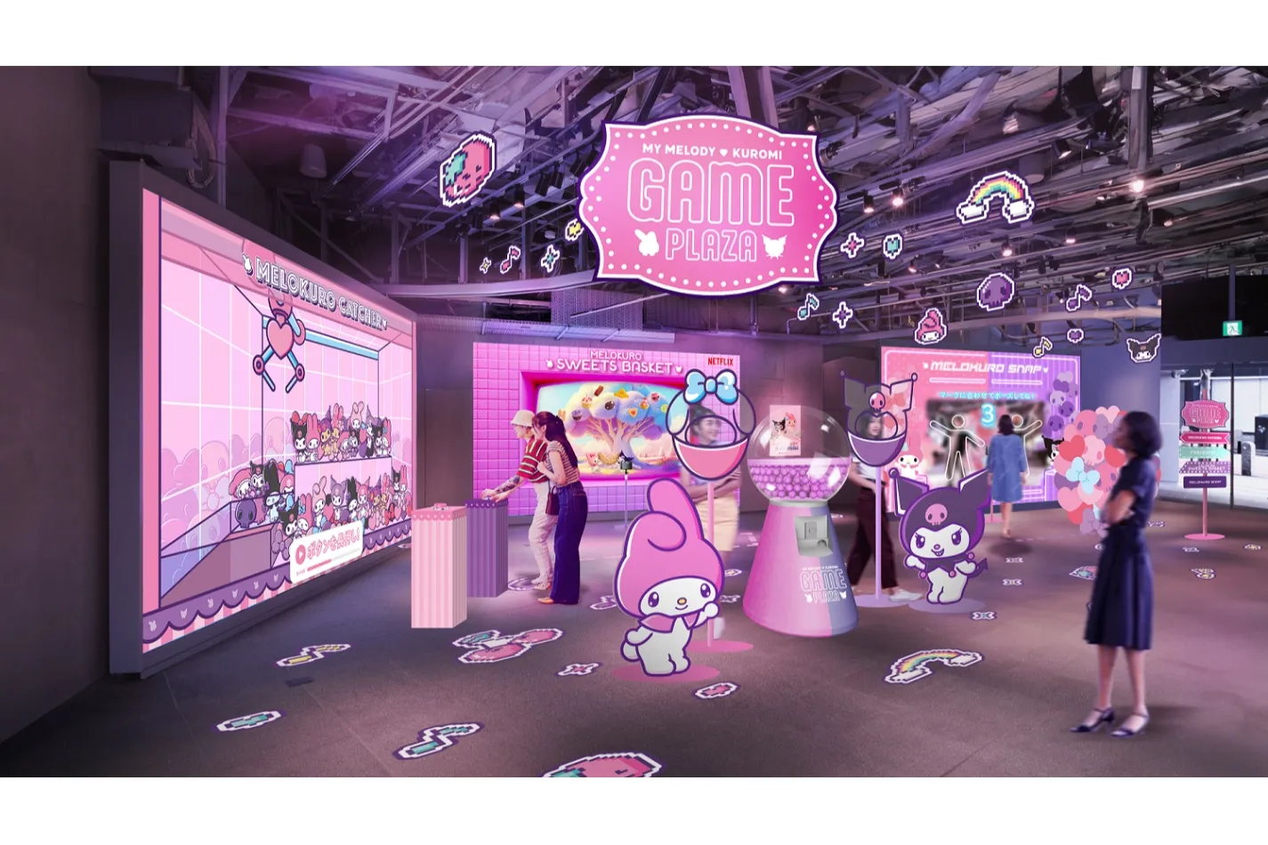 MY MELODY ♡ KUROMI GAME PLAZA_2