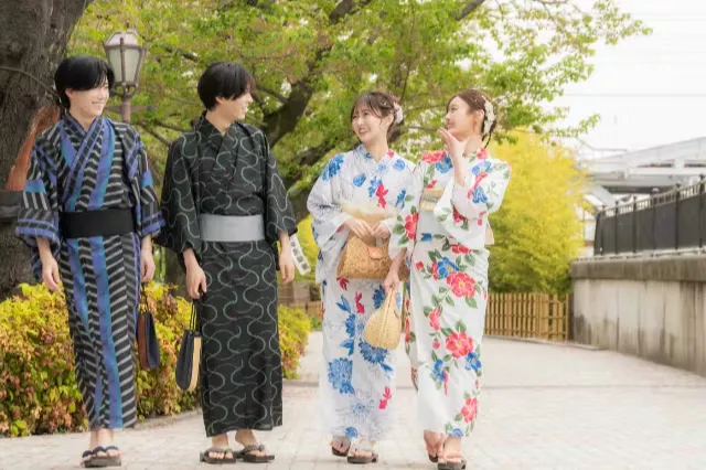 東京・池袋・浴衣レンタル】池袋西口！ヘアセット付き！花火大会や夏 