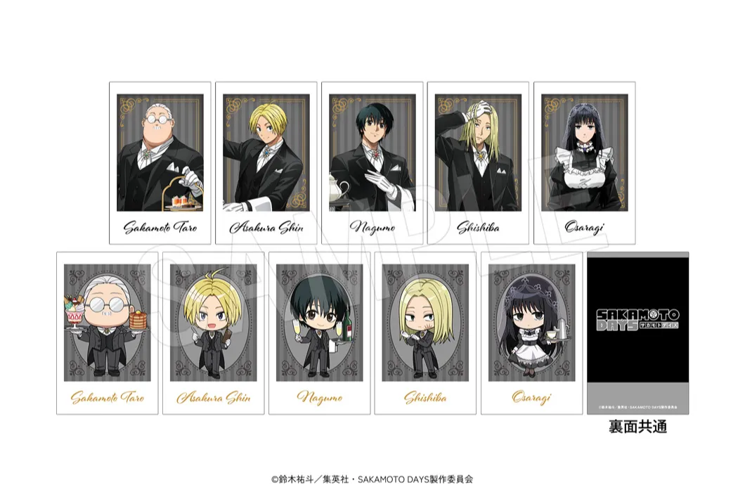 SAKAMOTODAYS 南雲 中外カフェ 箔押し風マット缶バッジ 特典 グッズ