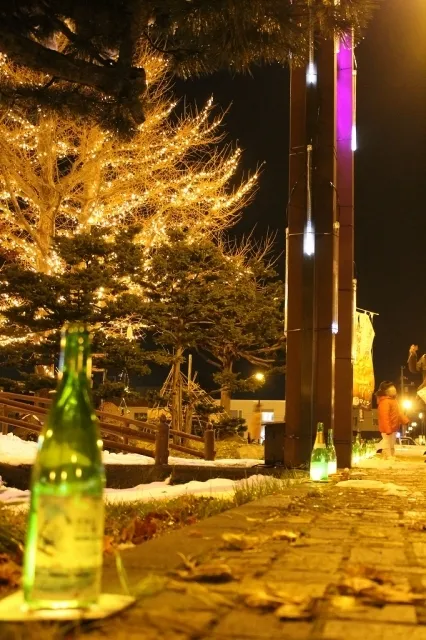 余市イルミネーション　琥珀色の夢
