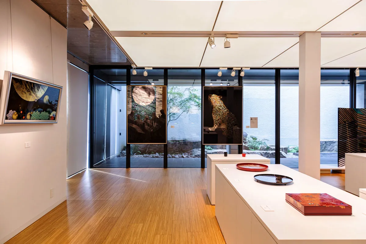 ここから再び輪島の漆芸展