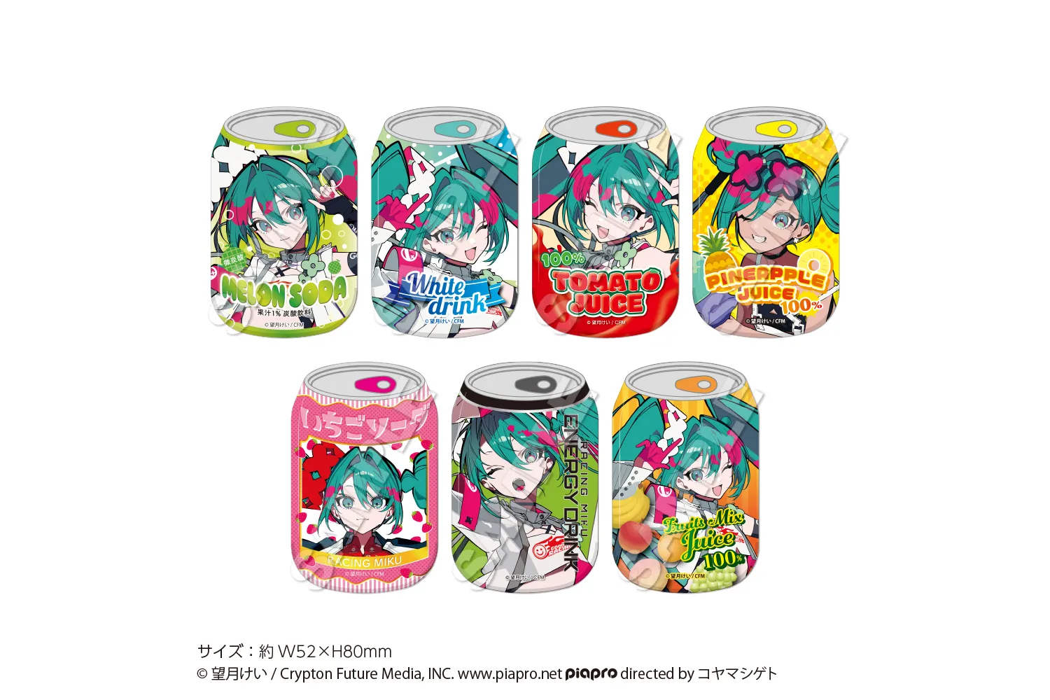 art of miku バーニーズ 缶バッジ 初音ミク 望月けい 7個セット m15090090547_1.jpg?1746520297