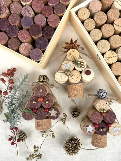 手のひらサイズのコルクツリーワークショップ