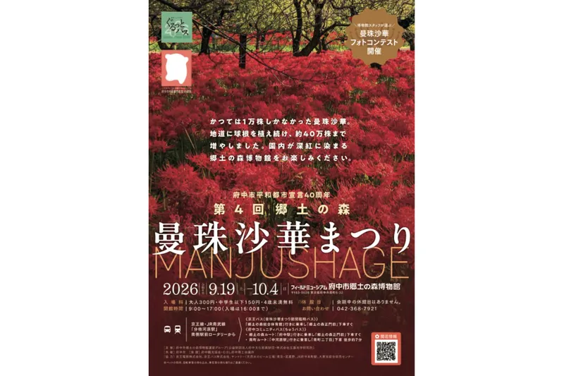 郷土の森曼珠沙華まつり