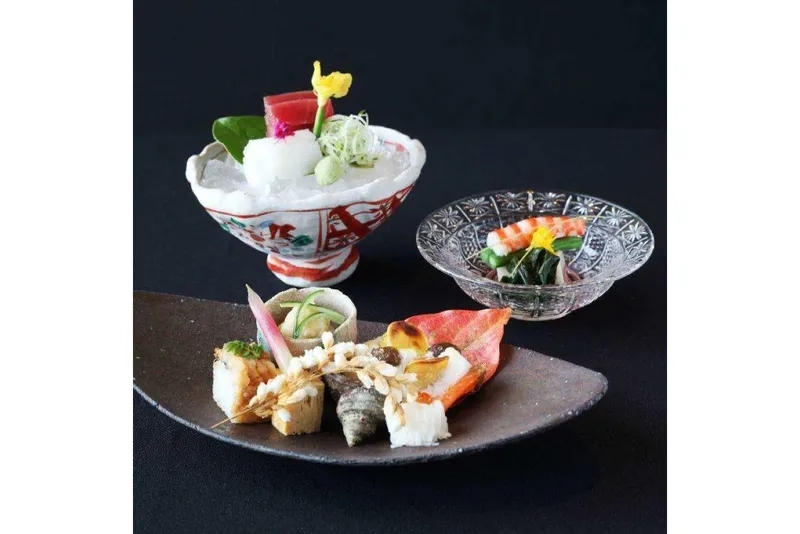 【秋の味覚満載のデザートブッフェ付き】天婦羅など昼会席全7皿【XEX ATAGO GREEN HILLS　The BAR】_1