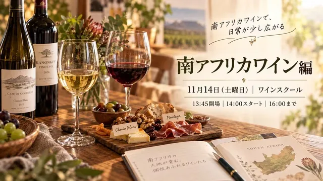 たかつワインスクール　南アフリカワイン編