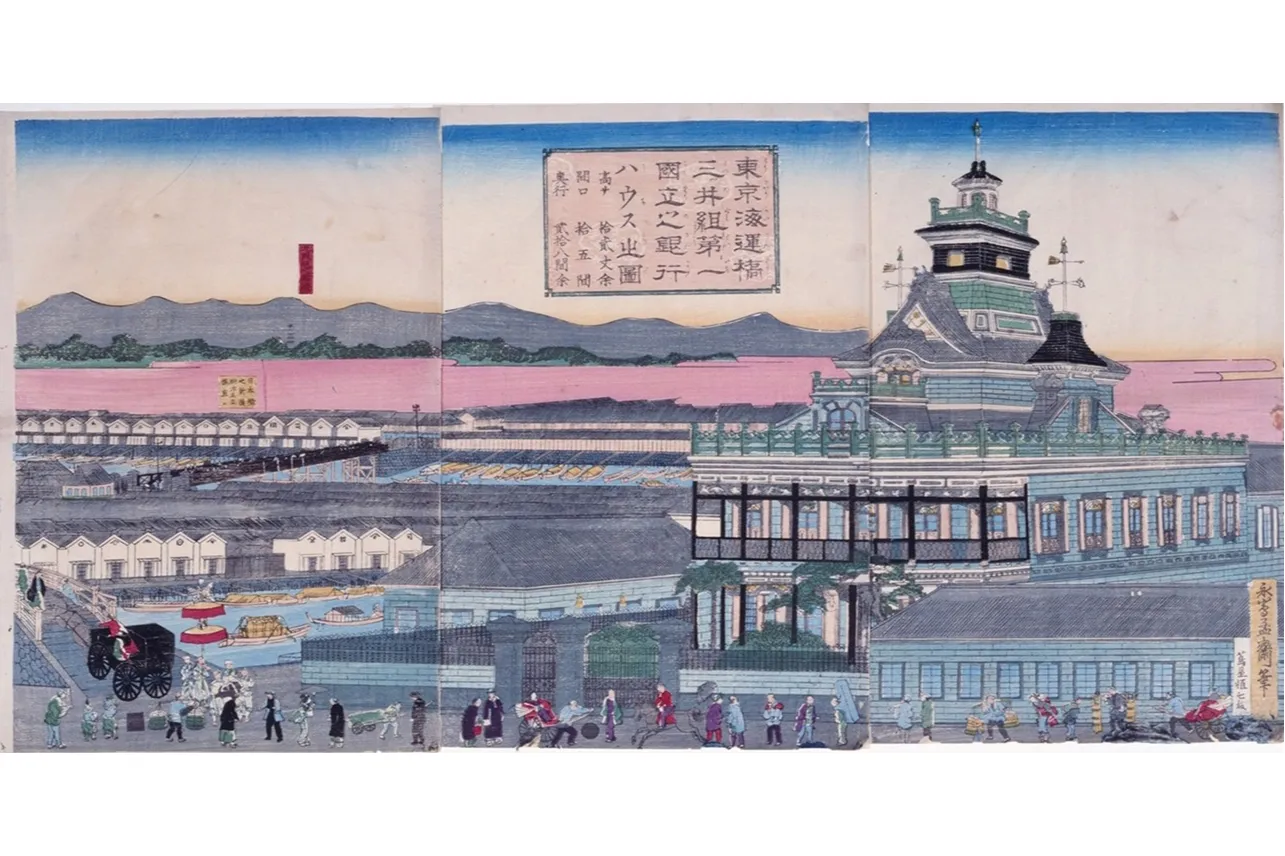 一寿斉芳員作 東都名所 一寿斉芳 御茶之水