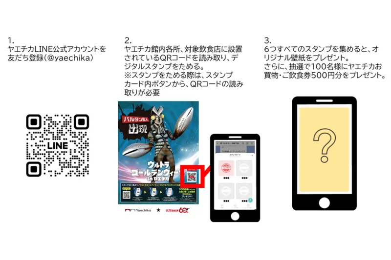 ウルトラスタンプラリー　怪獣出現ミッション　参加方法