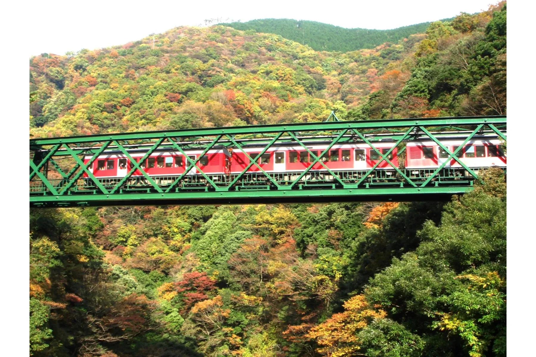 出山鉄橋の紅葉情報_1