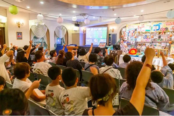 宿泊券などの豪華賞品が当たる、毎年大好評のビンゴ大会は、はずれなし！