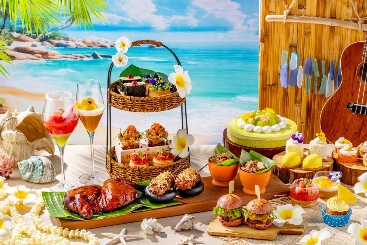 Hawaiian Meat Afternoon Tea at Hilton Tokyo