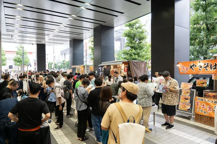 去年開催時屋外キッチンカーエリア