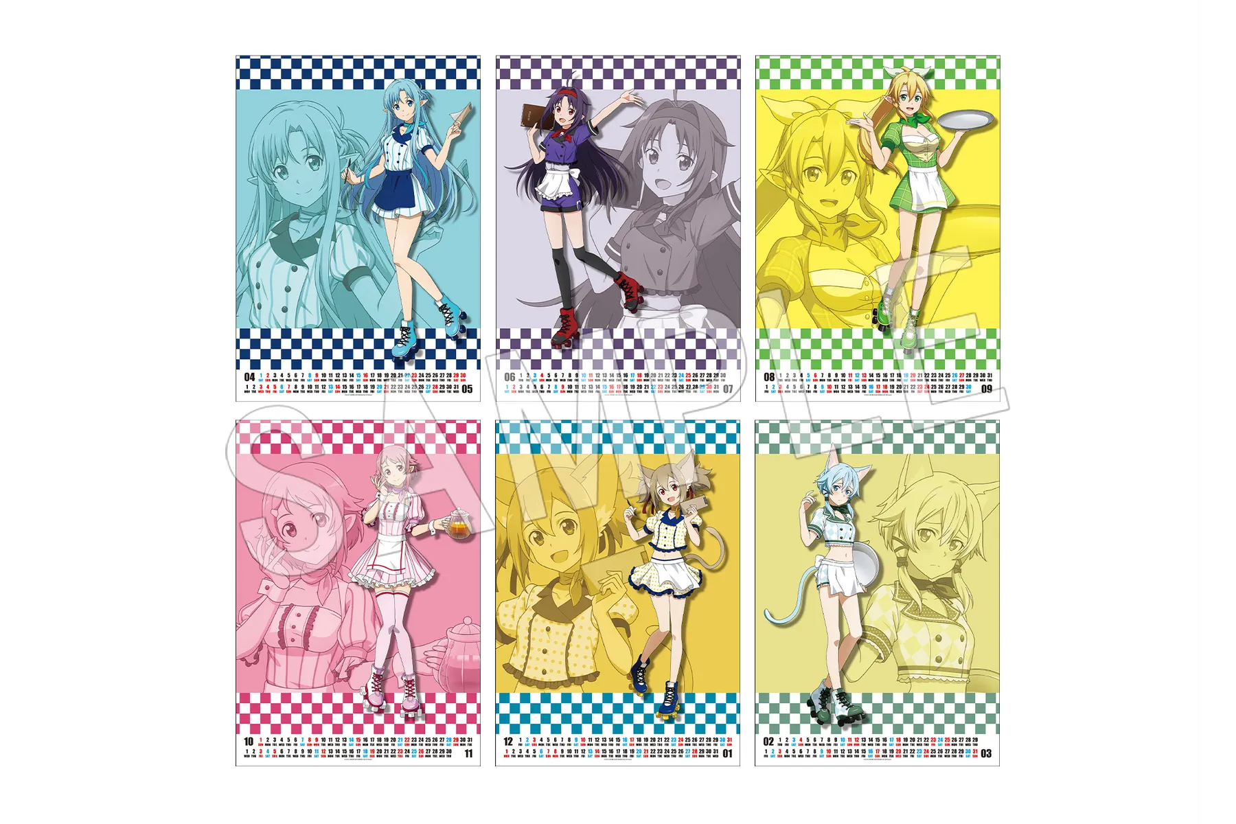 ソードアート・オンラインⅡ コラボレーションスイーツ ハードボードコースター ゼノンザード 『ソードアート・オンライン』×『ゼノンザード
