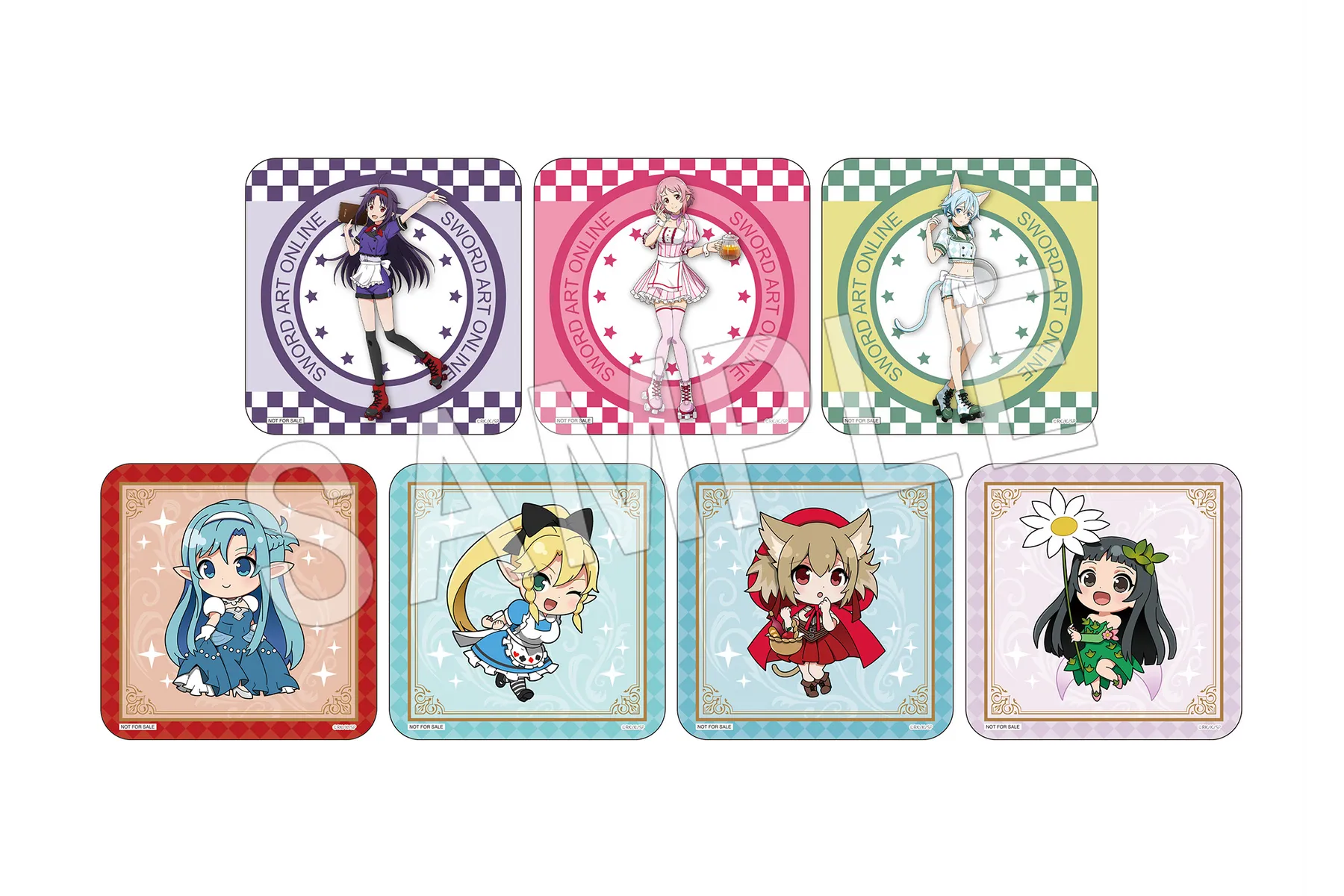 ソードアート・オンラインⅡ コラボレーションスイーツ ハードボードコースター ソードアート・オンライン』 × Chugai Grace Cafe」コラボカフェ