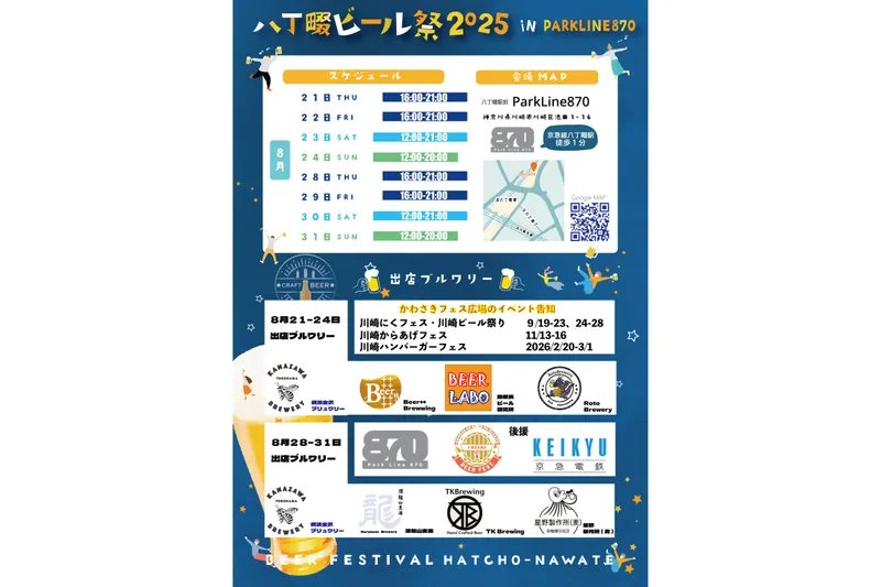 八丁畷ビール祭 2025 in ParkLine870_2