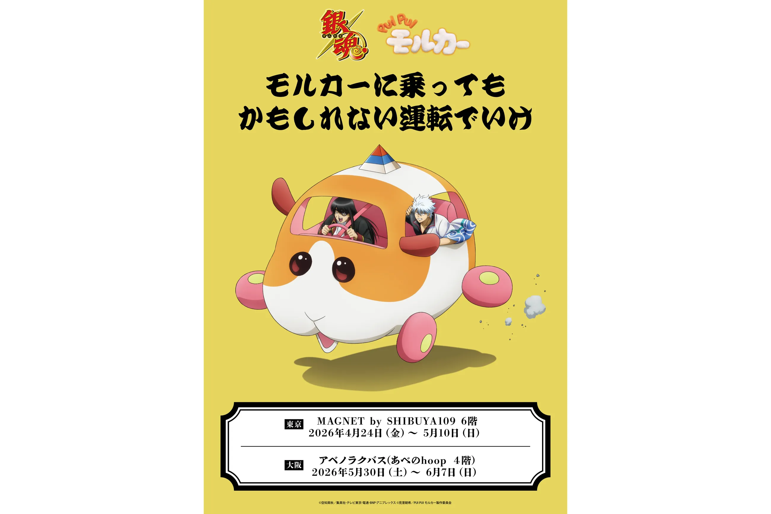 銀魂×PUI PUI モルカー POP UP STORE ～モルカーに乗ってもかもしれ